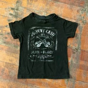 Johnny Cash Men in Black Punk Rock Rocker Toddler TShirt